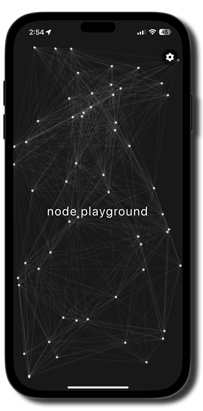 Node Playground on iPhone